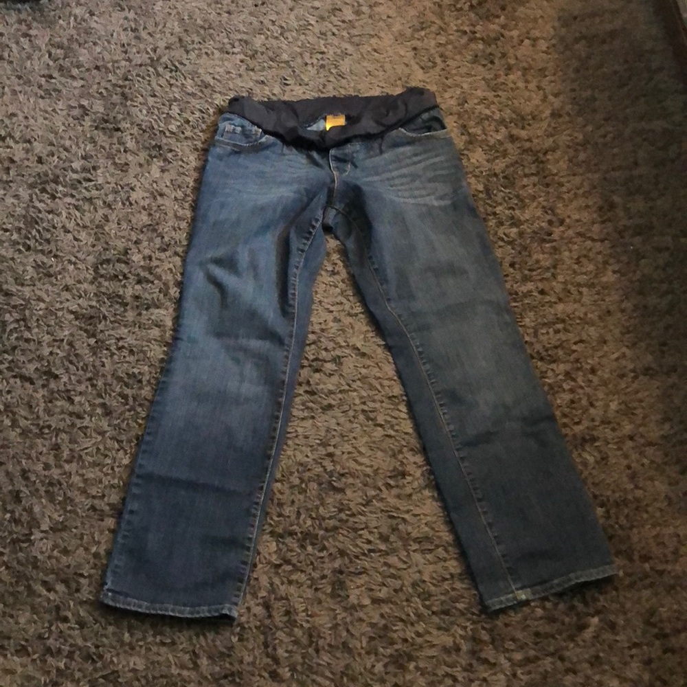 Old navy size 12 maternity jeans